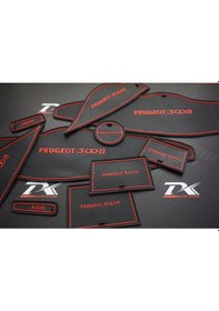 Resim Peugeot 3008 Araç Içi Silikon Kaymaz Ped Kaplama Seti 