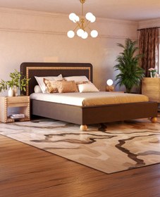 Resim Cuddle Yatak Başlığı ve Altlığı-Bazalı 