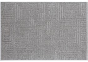 Resim KANYON BUKLELİ MAKİNE HALISI, GRİ, 160X230, 4906E 