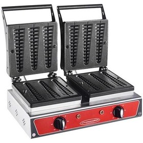Resim Karacasan Endüstriyel Elektrikli Döküm Çubuk Waffle Makinesi 6 Lı Krcs.wmce.2 