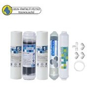 Resim Pemax Water Solutions Purefer Açık Kasa Çift Sedimentli Sertifikalı 5'li Mebransız Şeffaf 4'lü Mineral 