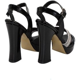 Resim Celira Siyah Kadıın Rugan Platform Topuklu Ayakkabı Siyah 