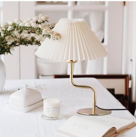 Resim Homing Lille Gold Abajur 241930 Krem 