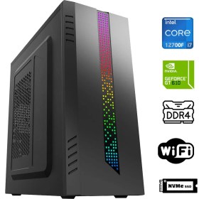 Resim XASER Xsr915 i7 12700F 16GB Ram 256GB M.2 NVMe SSD 2GB GT610 23.8" Monitör Masaüstü Ofis Bilgisayar 