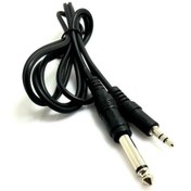 Resim electroon 6.3mm Mono - 3.5mm Stereo Kablo 1.5metre 
