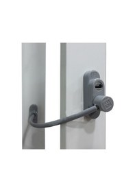 Resim Penkid Çelik Halatlı Kablolu Pvc Pencere Çocuk Emniyet Kilidi Gri 