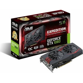 Resim Asus EX-GTX1060-O6G Nvidia Geforce GTX1060 6GB 192Bit GDDR5 PCI-E 3.0 Ekran Kartı 