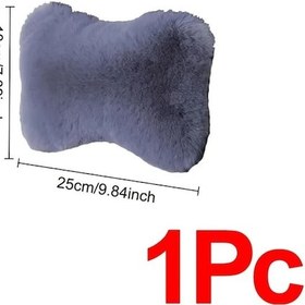 Resim Chuangyinshop Gri Yastık Oto Başlık Yastığı Sürüş Konforu Boyun Destek 