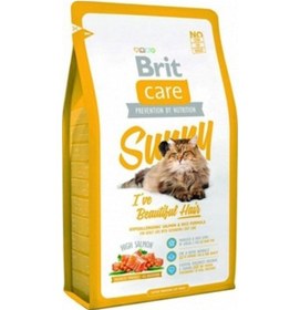 Resim Brit Care Sunny Beautiful Hair Somonlu Yetişkin Kedi Maması 7 KG 