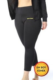Resim FF FİT FORM GİYİM Extra Termal Siyah Etkili Sauna Tayt 