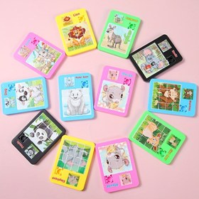 Resim 10 adet Sevimli Hayvanlar Karikatür Yapboz Oyuncaklar Doğum Günü Partisi Hediyeleri Ödüller Pinata Hazinesi Ödül Paketi, Paskalya, Cadılar Bayramı, Yılbaşı Hediyesi Rastgele Renkler - Kış, Yeni Yıl, Paskalya Oda Dekoru 