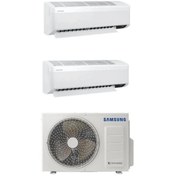 Resim Wind Free Multi 1+2 Sistem (AJ050TXJ2KH/EA) 9+18 Btu İç 5.2 Kw Dış Ünite Klima Samsung