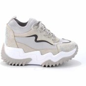 Resim Bambi Gri Kadın Sneaker K01970222217 