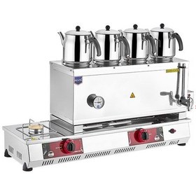Resim Remta 85 Model 4 Demlikli Tüplü Ce + Elektrikli Çay Ocağı 43 Lt 