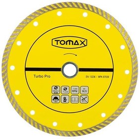 Resim Tomax Turbo Elmas Mermer - Granit Kesme Testere 115x2.0x22 