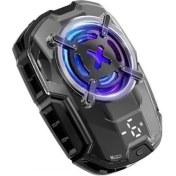 Resim 27W Super Akıllı Kasırga Telefon Soğutucu Dijital Göstergeli Akıllı Isı Yalıtım Soğutma Fanı Radyatör 
