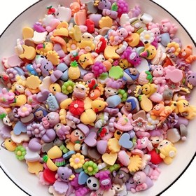 Resim 50 adet, Yaklaşık Boyut 8mm~10mm, Rastgele Karışık 50 Stil, Küçük Çiçek Hayvan Reçine Aksesuarları, Mini Çiçek Tırnak DIY El Yapımı Krem Tutkalı Karikatür Süslemeleri, Buzdolabı Etiketleri, Su Bardağı Dekorasyonları, Çocuk Bandanaları, Saç Tokaları, Krem Tutkal Asma Malzemeleri, Telefon Kılıfı Aksesuarları 
