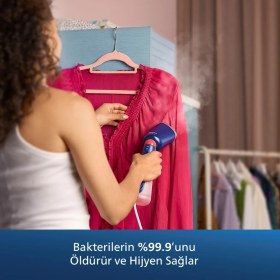 Resim Philips 5000 Serisi El Tipi 22G/DK Sürekli Buhar 1400W Güç Kompakt Seyahat Tipi Ütü Bakteri Giderici Tak ve Çalıştır Metal Buhar Plakası Optimaltemp Ergonomik Başlık 