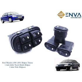 Resim Ford Mondeo 1996 2001 Düğme Takımı Cam Açma Düğmeleri 