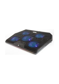 Resim Rush Aura RC303 RGB 5 Fanlı 11" - 19" Notebook Soğutucu 