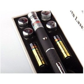 Resim Yeşil Lazer Pointer 50 Mw 15 Km Etkili 5 Başlıklı Evv-7912 