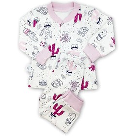 Resim Sleeper Cactus Bebek Pijama Takımı- Pembe 