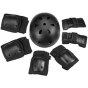 Resim Skycıty Çocuk Ve Yetişkinler İçin Siyah Kaplumbağa Koruyucu Giysi 7 Parça Set Beden M Çok Renkli Çok Renkli 