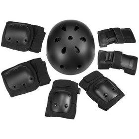 Resim Skycıty Çocuk Ve Yetişkinler İçin Siyah Kaplumbağa Koruyucu Giysi 7 Parça Set Beden M Çok Renkli Çok Renkli 