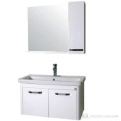 Resim Ece Banyo Note 80 Banyo Dolabı - Beyaz 