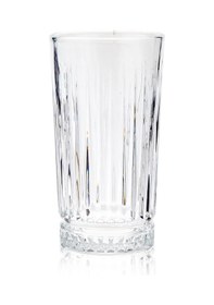 Resim İpekk Cam Çizgili Meşrubat Bardağı - Şeffaf - 305 Ml Renkli 