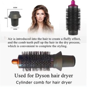 Resim Dyson Airwrap Için Supersonic Saç Kurutma Kıvırma Bağlantısı Saç Kıvırma Fıçıları ve Adaptör Silindir Tarak Styler Aracı (Yurt Dışından) 