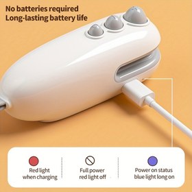 Resim 2024 Son Teknoloji Mini Atıştırmalık Torbası Yalıtıcı: USB Şarj Edilebilir 2'si 1 Arada Torba Isı Yalıtıcı, Taşınabilir Isı Vakum Yalıtıcı, Atıştırmalık Nem Geçirmez Yalıtıcı, Gıda Saklama Yalıtıcı 