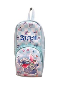 Resim Petityu Çanta Şeklinde Stitch Kalem Kutusu Buz Mavisi Açık Mavi 