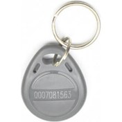 Resim Manyetik Anahtarlık Rfid Keyfob Göstergeç Tag Gri - 10 Adet 