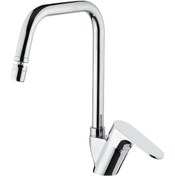 Resim Vilas Storm 360 Derece Alman Perlatör Pirinç Boru Kuğu Mutfak Bataryası 