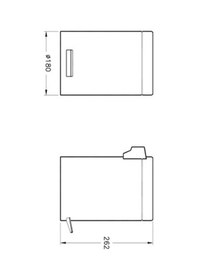 Resim Vitra Arkitekta Çöp Kovası 3 Litre Krom A44054 