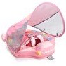 Resim Mambobaby Candy Pembe - Emniyetli Gölgelikli Ve Ayak Destekli Bebek Yüzme Simidi 