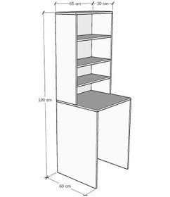 Resim Banyo Dolabı Bd-04 Sonoma Sonomo Meşe 