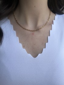 Resim Gold Sarmal Zincir Kolye 