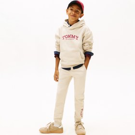 Resim Tommy Hilfiger Monotype Print Graphic Çocuk Bej Eşofman Altı 