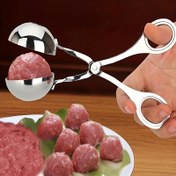 Resim 1 adet Paslanmaz Çelik Et Toplama Maşası Kaymaz Saplı Yapışmaz Et Toplama Maşası, Köfte Toplama Maşası, Pirinç Kek Pops Kalıbı, Köfte Yapıcı Buz Maşası, Kurabiye Hamuru Kürekleri Mutfak Araçları için 