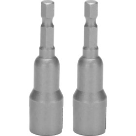 Resim Seeppitous 2pcs Güç Kanadı Somun Sürücü Seti, Yuva Kanadı Somunları Matkap Bit Soket Anahtarı Araçları Seti, 1/4 Inç Hex Shank Matkaplar Panel Somunları Vidaları Göz C Kanca Cıvatası (Yurt Dışından) 
