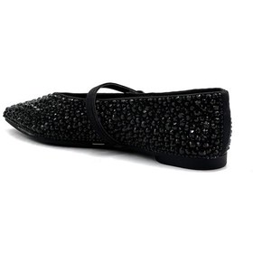 Resim Kindep Nani Park Moda Taşlı Kadın Babet Siyah Taşlı Siyah Taşlı 