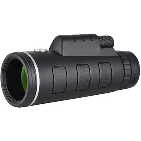 Resim Neevoyu Kompakt 40x60 Monoküler Teleskop, Hd Optik Lens, Mini Pusula, Tripod Uyumlu, El İpi Ve Çanta İle, Seyahat, Kuş İzleme, Spor Etkinlikleri İçin 