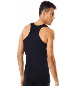 Resim 3'lü Paket Beyaz Siyah Gri Erkek Pamuklu Sporcu Atlet 0058 001 