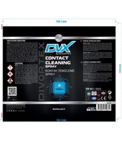 Resim Divortex Yağlı Kontak Temizleme Spreyi 200 Ml. 