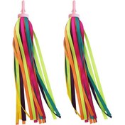 Resim Xindoker Çocuk Bisikleti Renkli Süs Şeritleri - Scooter, Trikot İçin Dekoratif Ve Eğlenceli Polyester Bandlar Çok Renkli 