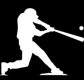 Resim Beyzbol Oyuncusu Swing sopası Makarios LLC | Arabalar Kamyonlar Kamyonetler Duvarlar Dizüstü Bilgisayar MKR| Beyaz | 5,5 x 4,25|MKR546 
