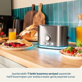 Resim Cecotec Shine Toast Double Ekmek Kızartma Makinesi Çift Bölmeli Hızlı Ekmek Tost Makinesi 