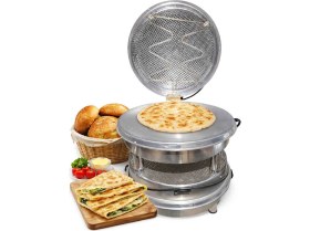 Resim Gemicioğlu Exclusive Jumbo Boy Çelik Elektrikli Tandır 55 cm Lahmacun Lavaş Taptapa Ekmek Yapma, Kızartma Makinası Katmer Fırın 